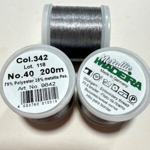 Madeira Metallic Smooth 342 Antique Silver