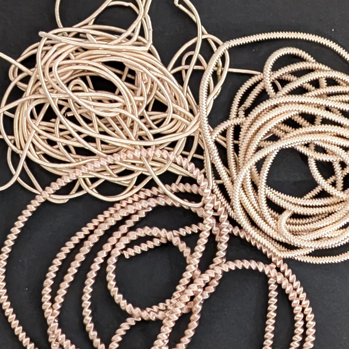 Pink Champagne Coloured Purl Set