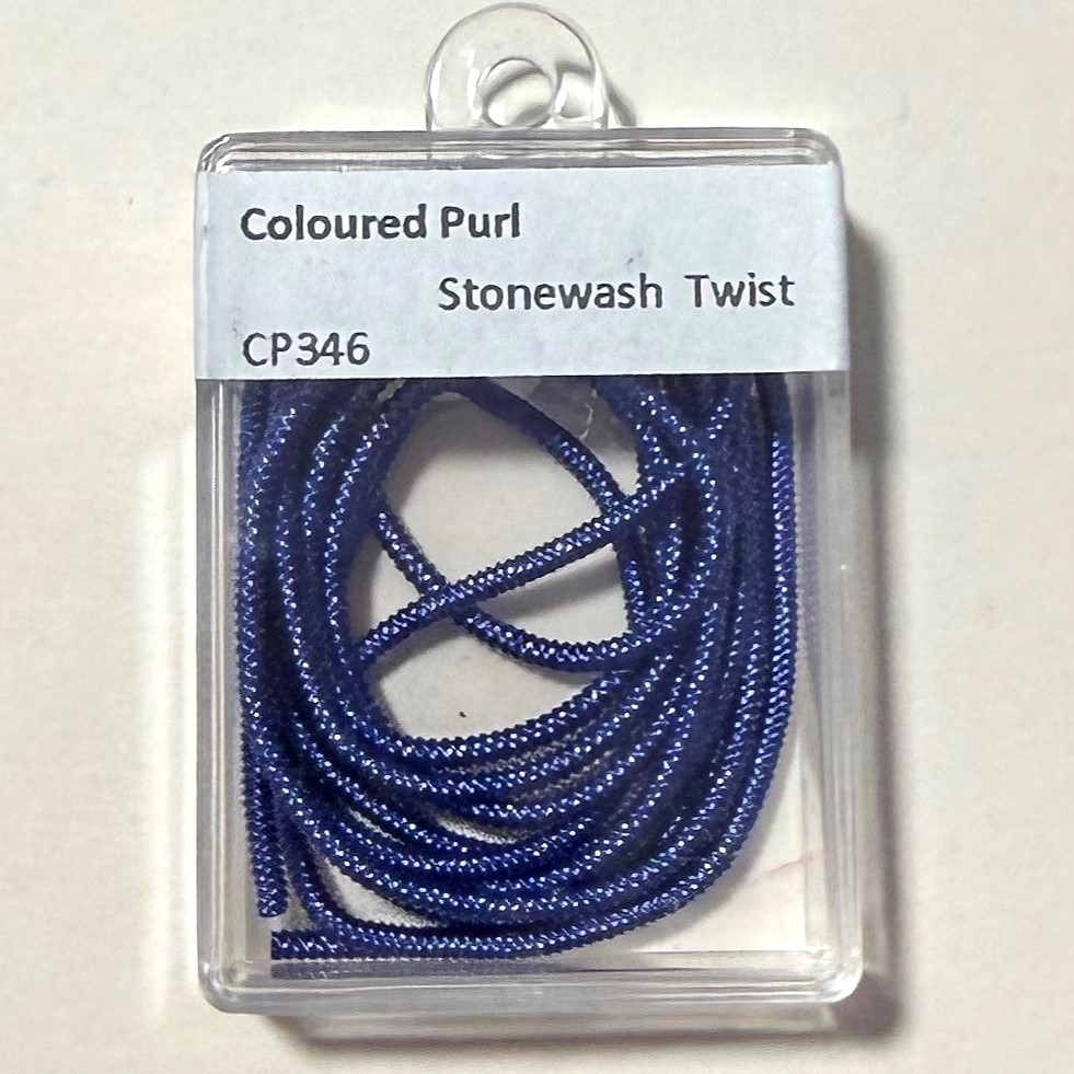 CP346 Stonewash Blue Check Purl - Image 2