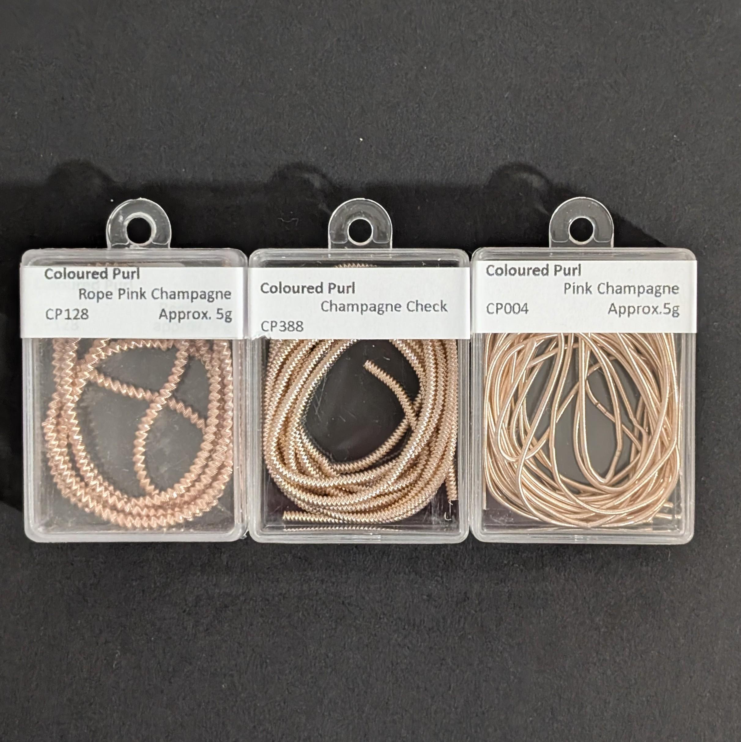 Pink Champagne Coloured Purl Set - Image 2