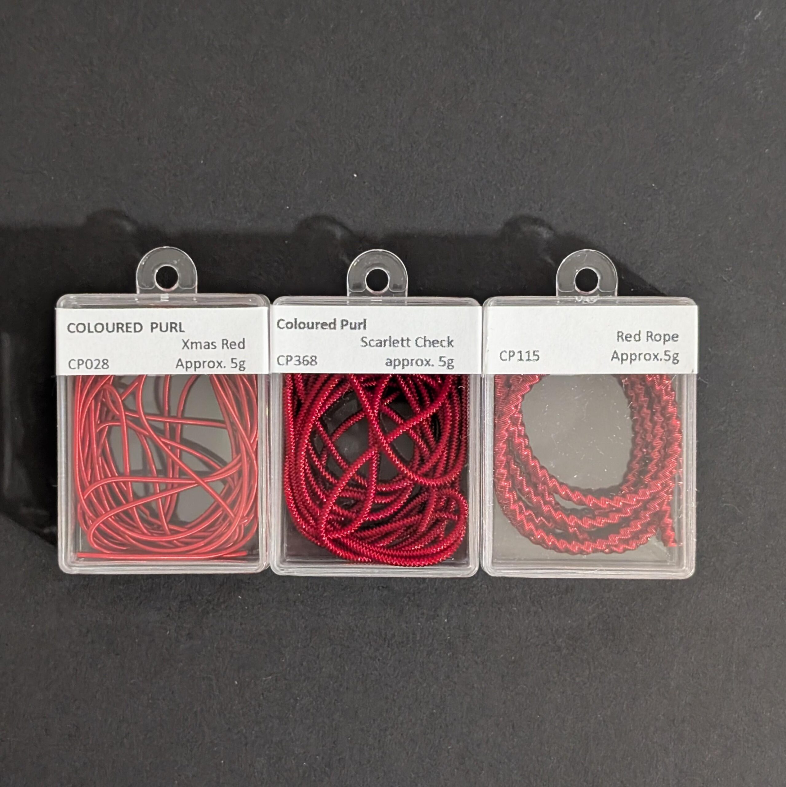 Red Coloured Purl Set - Image 2