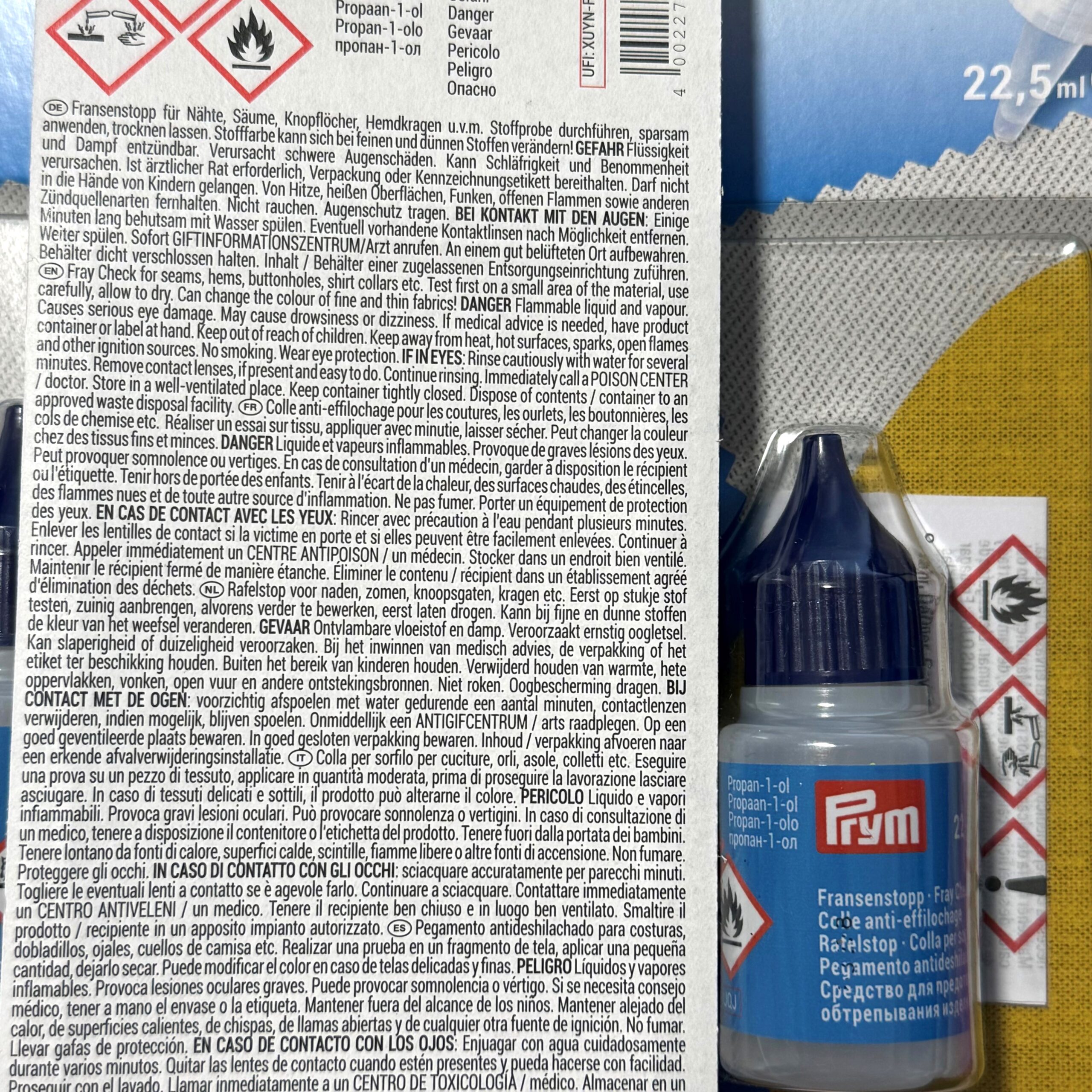 Prym Fray Check Fabric Sealant - Image 3