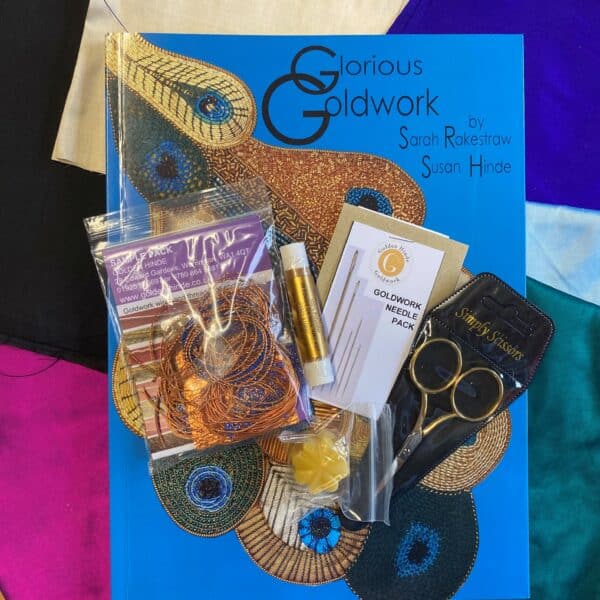 Goldwork gift set - Copper set with scissors