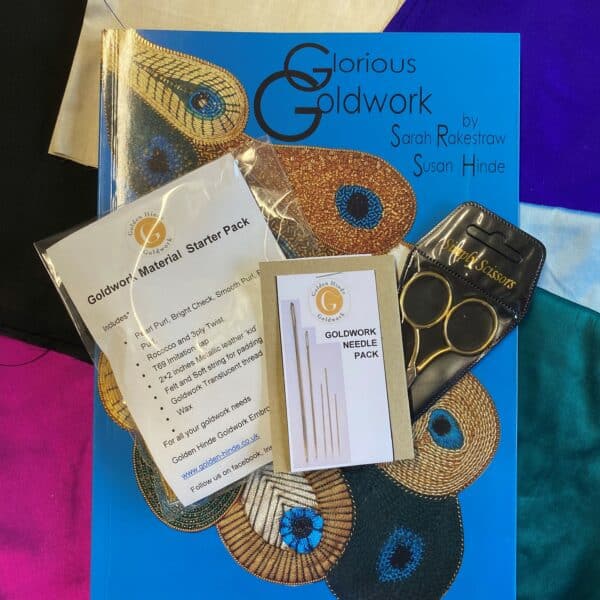 Goldwork gift set - Gold set with Scissors