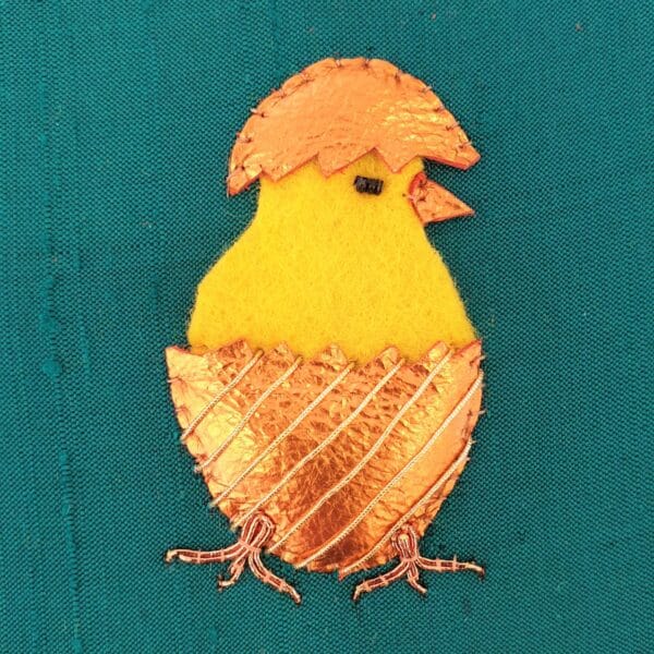 Easter Chick Goldwork Project
