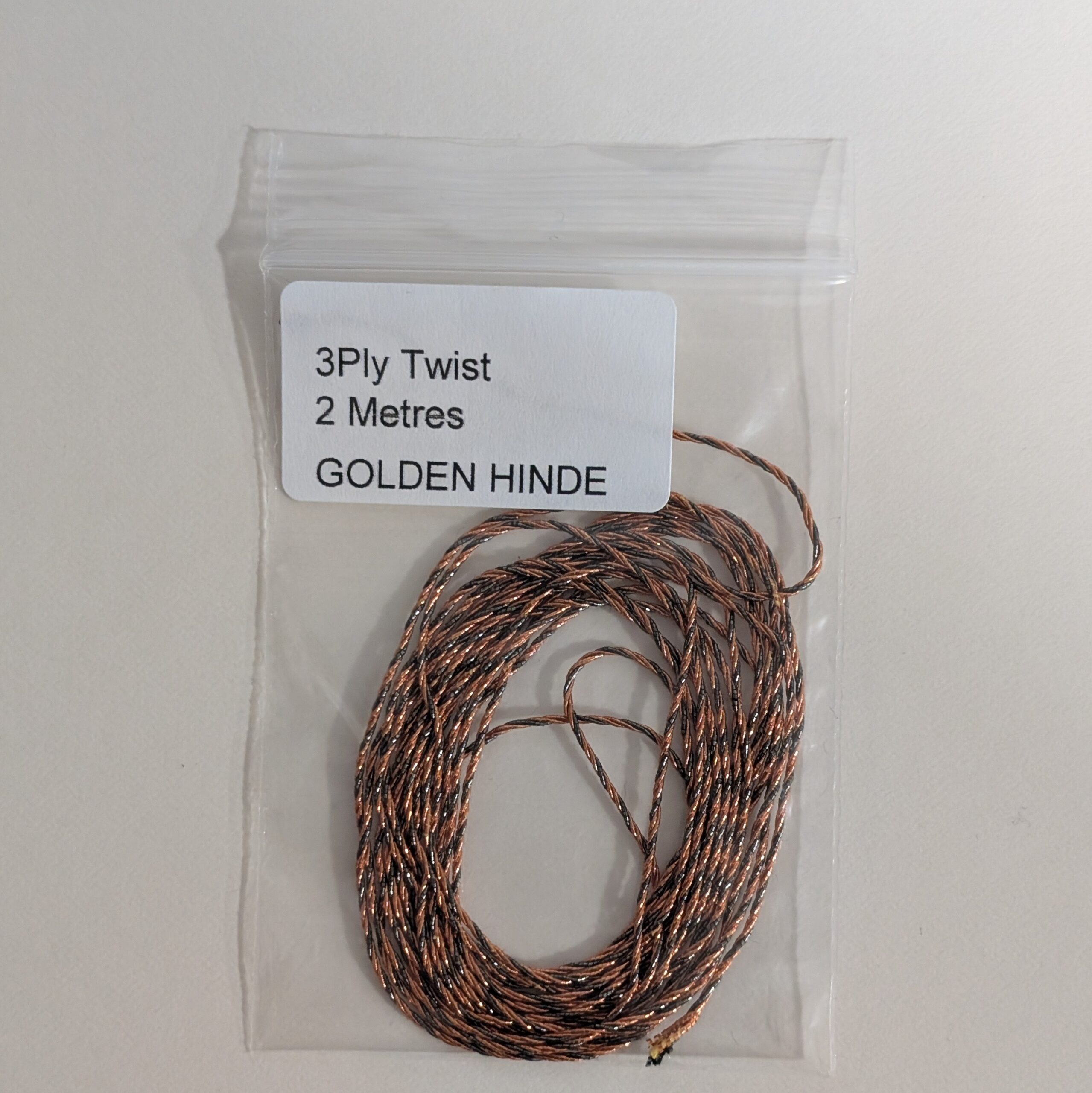 3 ply Twist Copper/Black - Image 3