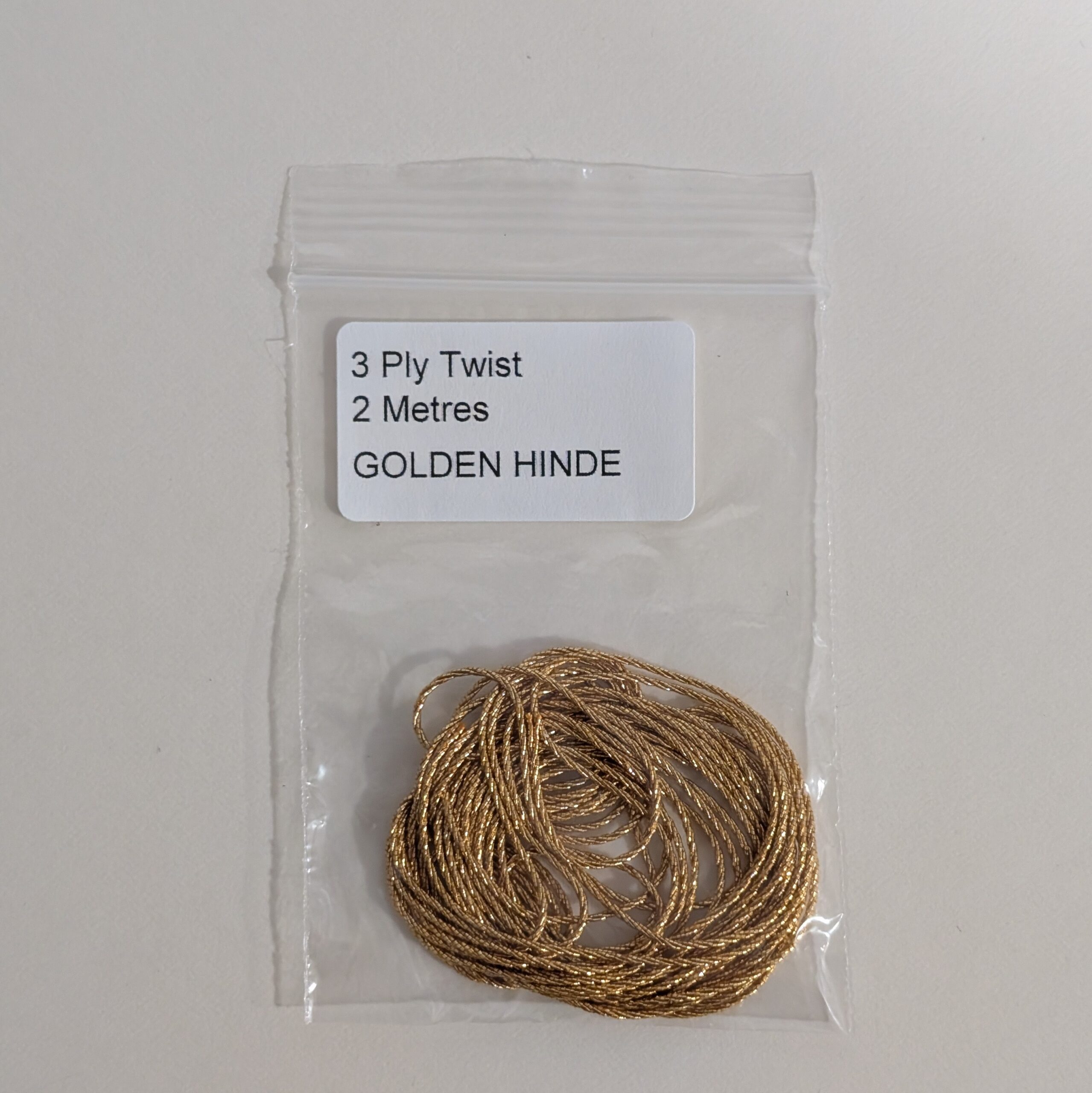 3 ply Twist Dark Gold - Image 3