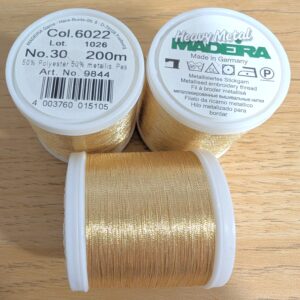 Heavy Metal Thread Gold 6022