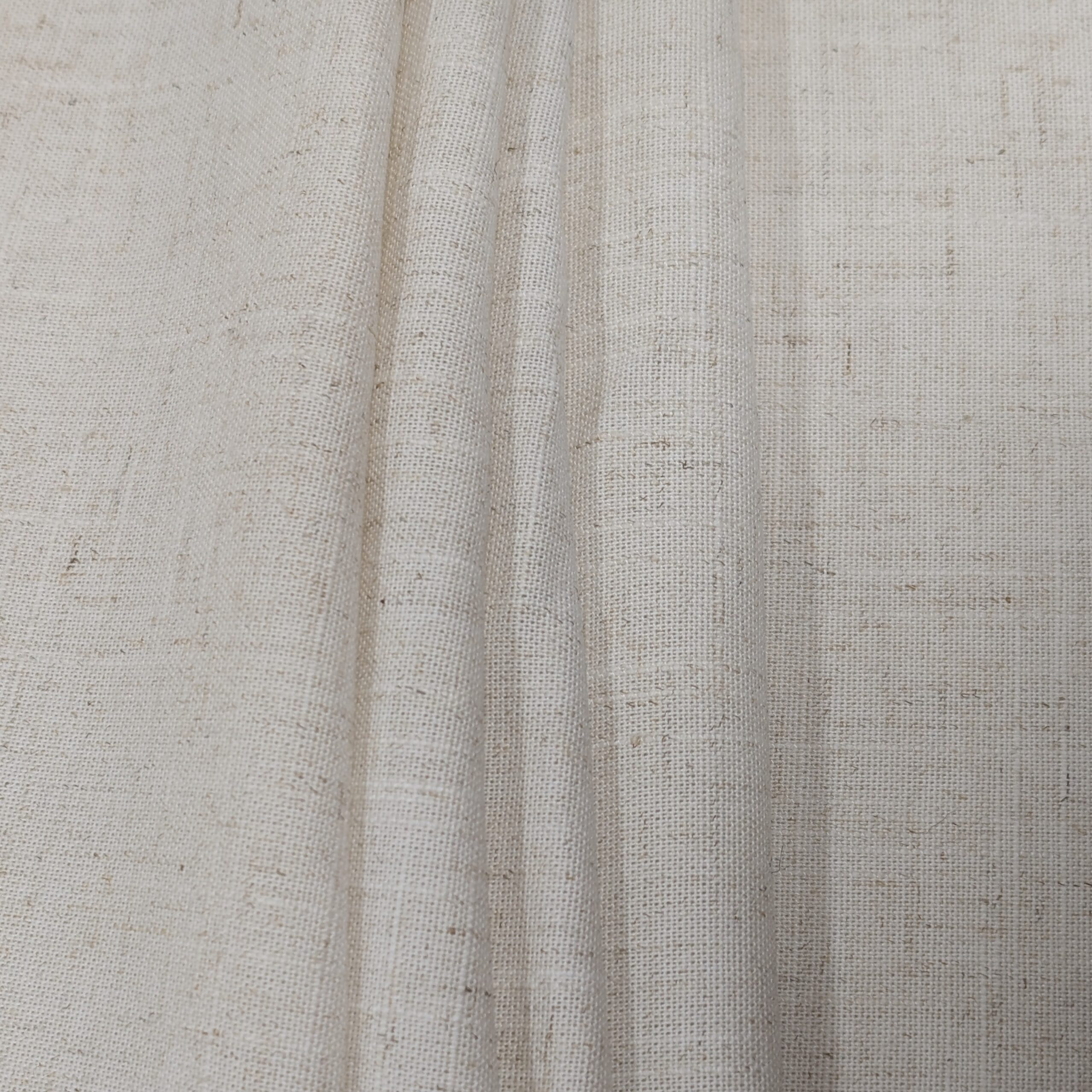 Flecked/Unbleached Natural Linen - Image 2