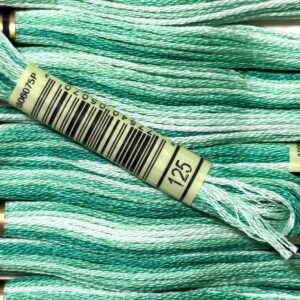 125 Seafoam Green (Variegated) DMC Stranded Cotton
