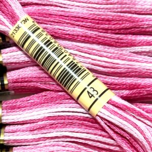 48 Rose Petals (Variegated) DMC Stranded Cotton