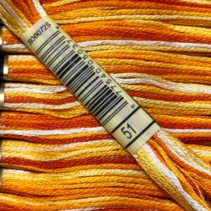 51 Tropical Sunset (Variegated) DMC Stranded Cotton