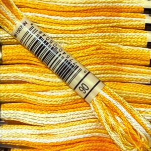 90 Sunshine Yellow (Variegated) DMC Stranded Cotton
