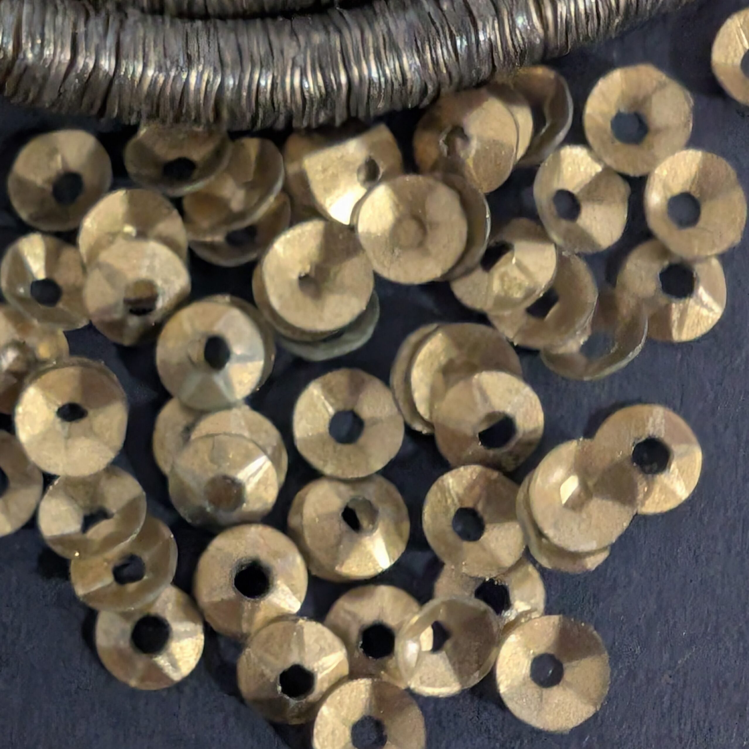 Antique Gold Sequins - Image 3