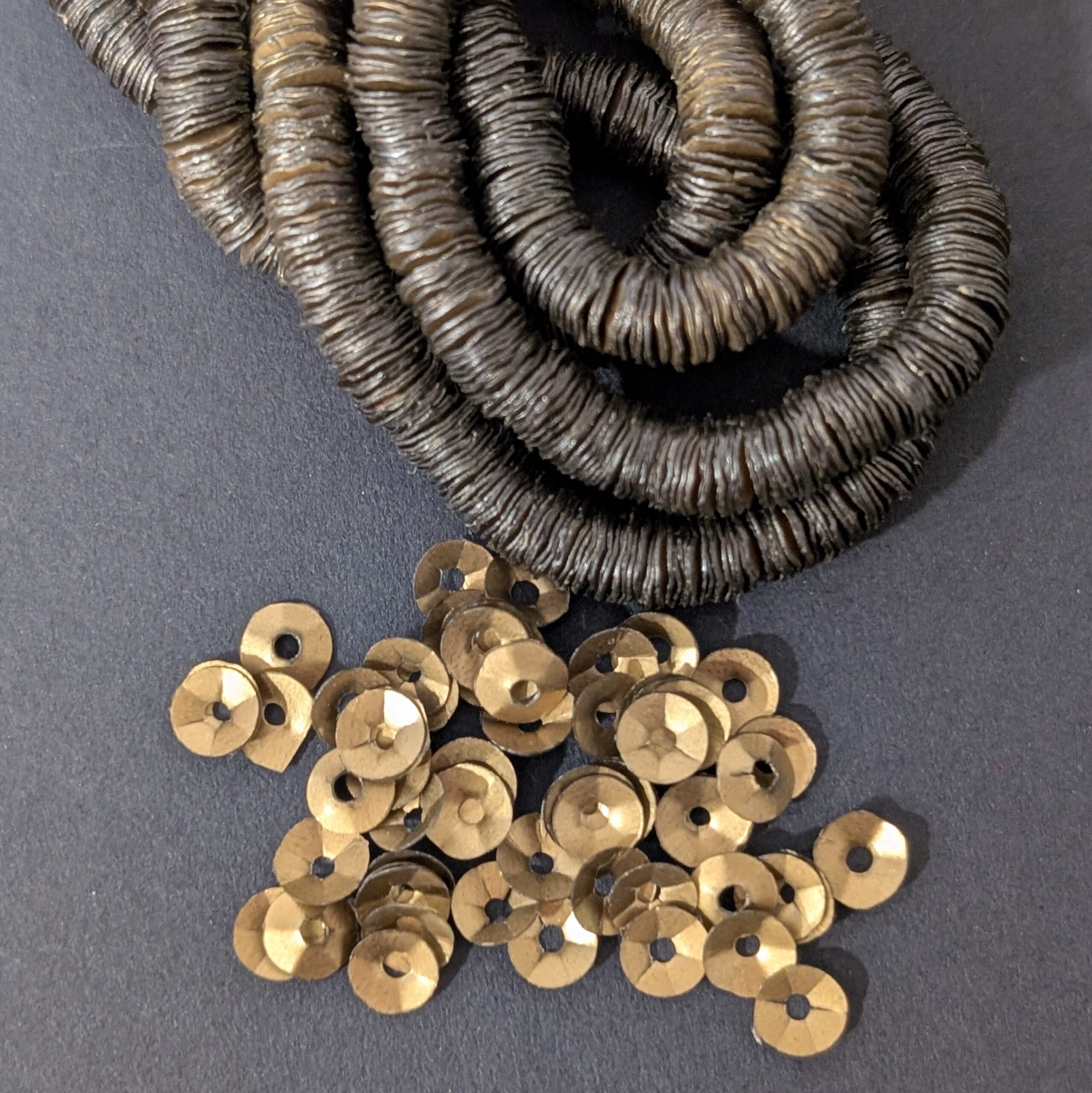 Antique Gold Sequins - Image 2
