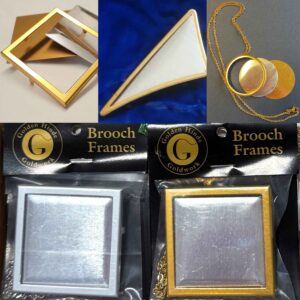 Brooch frames